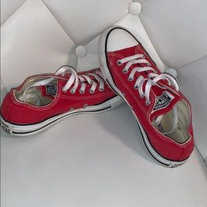 Red Low Top Converses